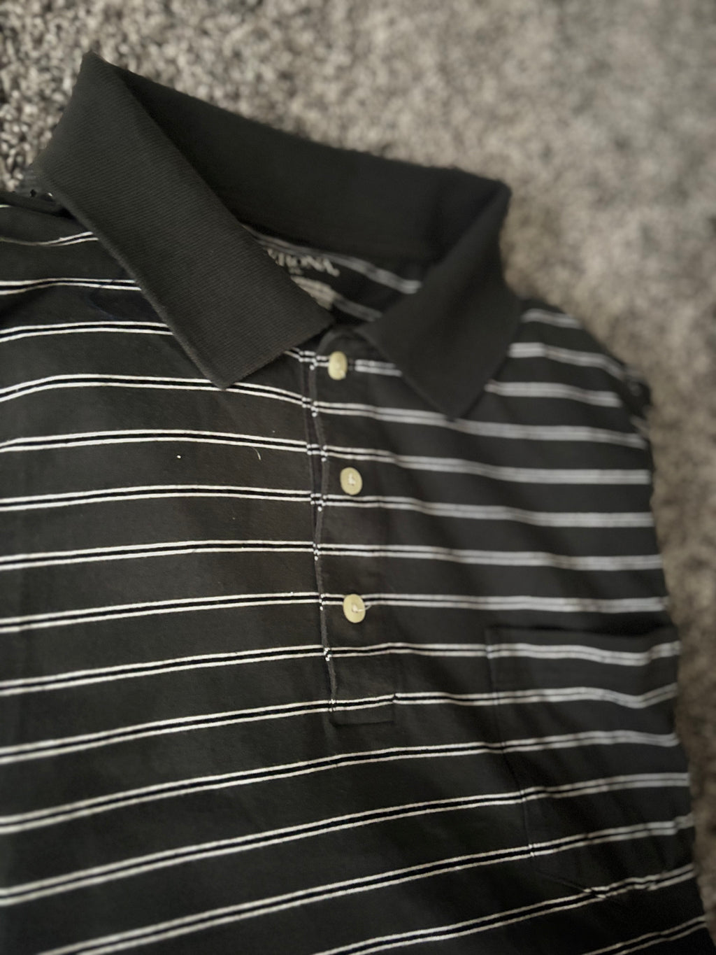 Men’s Striped Collared Shirt