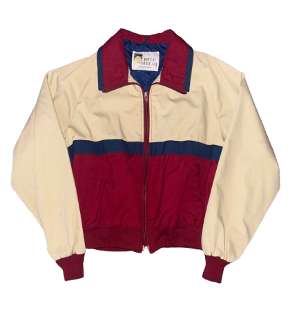 Vintage Full-Zip Colorblock Jacket