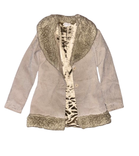 Vintage Charlotte Russe Suede Leather Coat