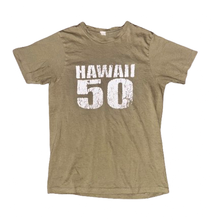 Green T-Shirt w/ White Lettering