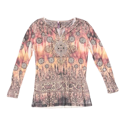 Kiara Long Sleep V-Neck Top