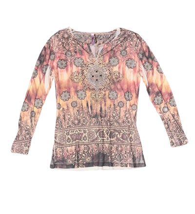 Kiara Long Sleep V-Neck Top