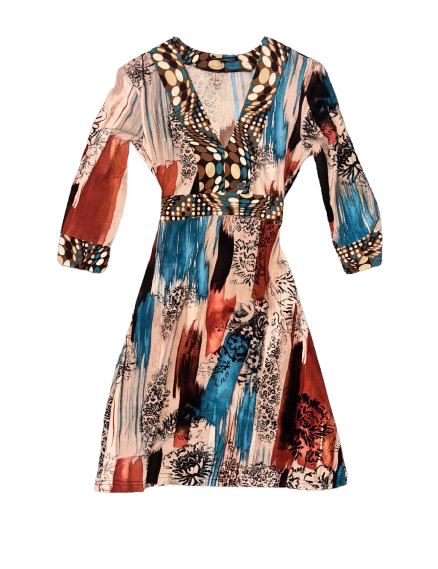 Vintage Cinema Donna Multicolor Dress